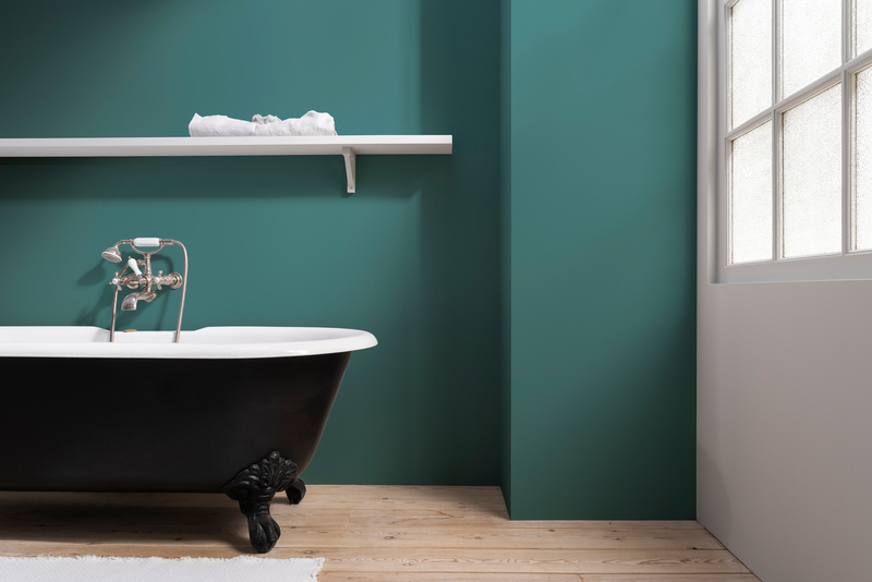 Maritime Teal by Dulux Heritage shown in an interior