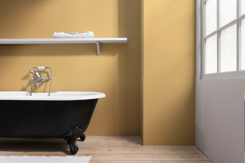 Butter Cup by Dulux Heritage shown in an interior