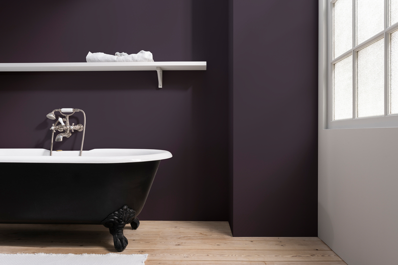 Wild Blackberry by Dulux Heritage shown in an interior