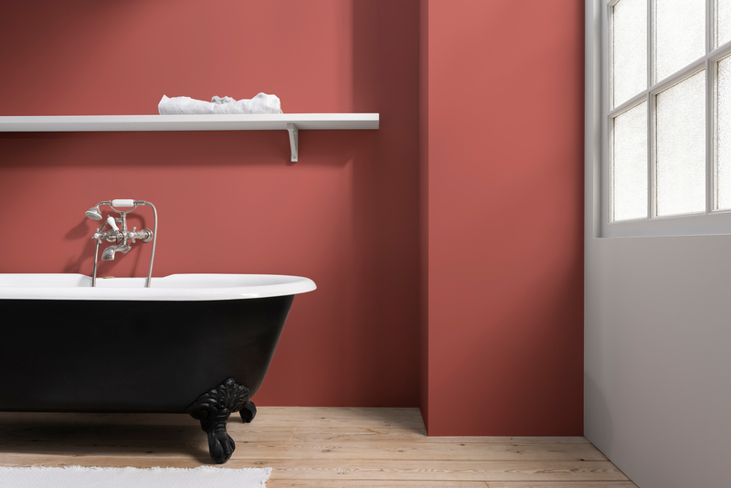 Coral Pink by Dulux Heritage shown in an interior