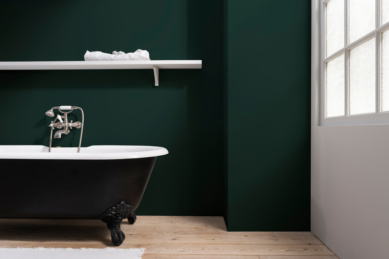 Mallard Green by Dulux Heritage shown in an interior