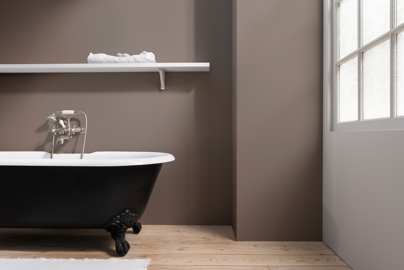 Terra Ombra by Dulux Heritage shown in an interior