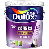 多乐士家丽安淳净无添加竹炭抗菌超哑3合1墙面漆