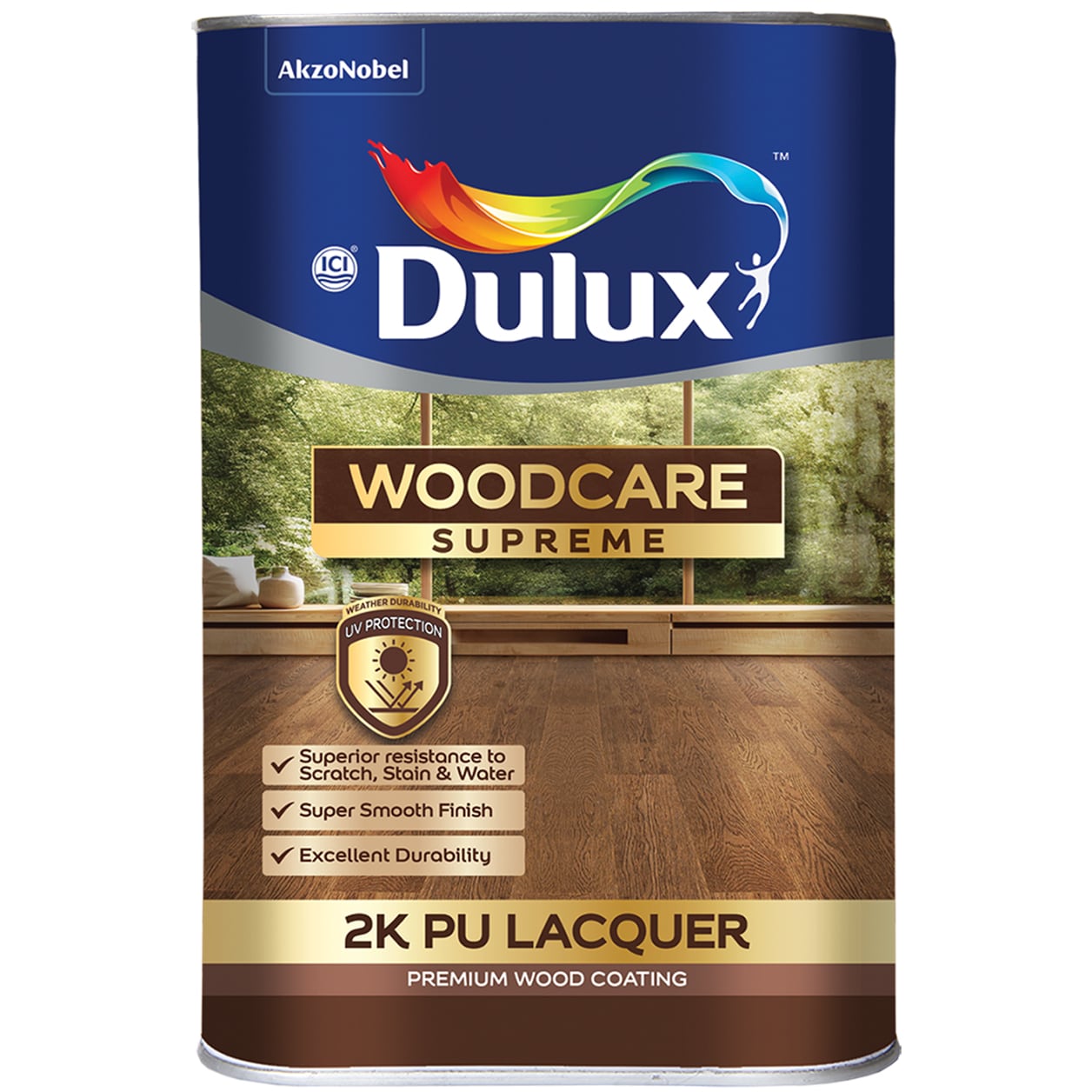 Dulux Woodcare Supreme 2K PU Gloss Lacquer
