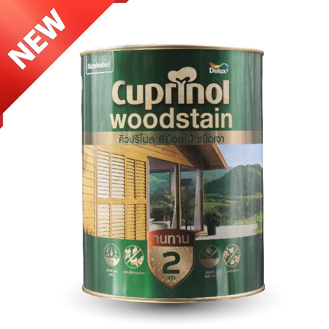 สีย้อมไม้คิวปรีโนล วู๊ดสเตน จากดูลักซ์ (ชนิดเงา)