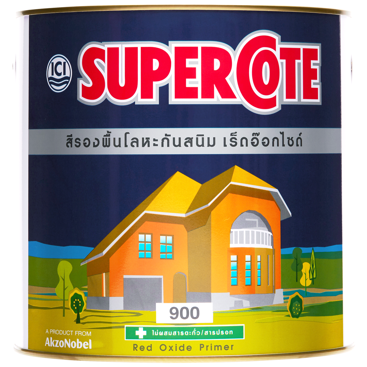 ซูเปอร์โคท สีรองพื้นแดงกันสนิม