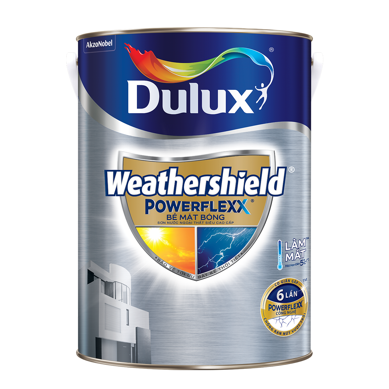 Dulux Weathershield Powerflexx Bề Mặt Bóng