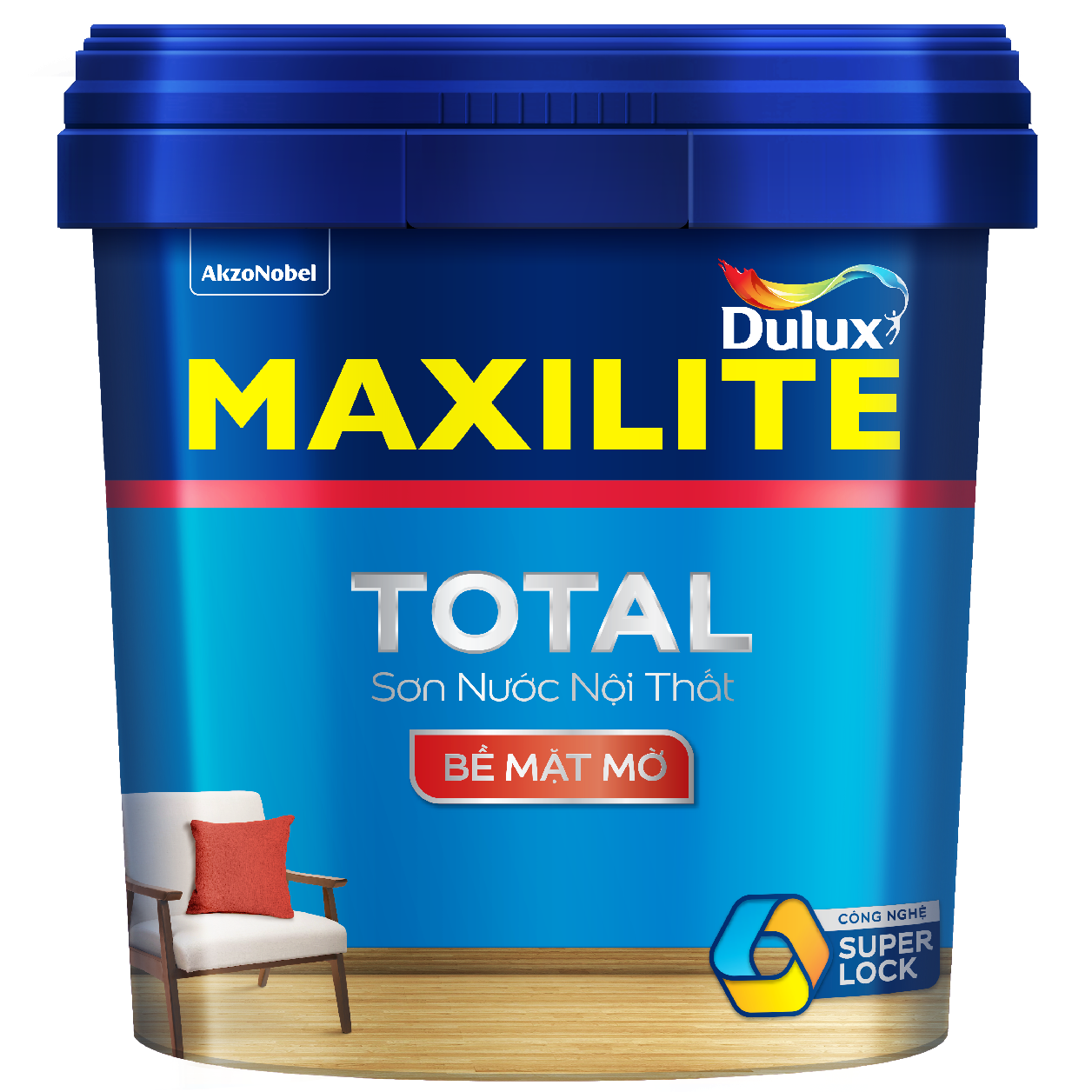 Sơn nước nội thất Maxilite Total từ Dulux Bề Mặt Mờ