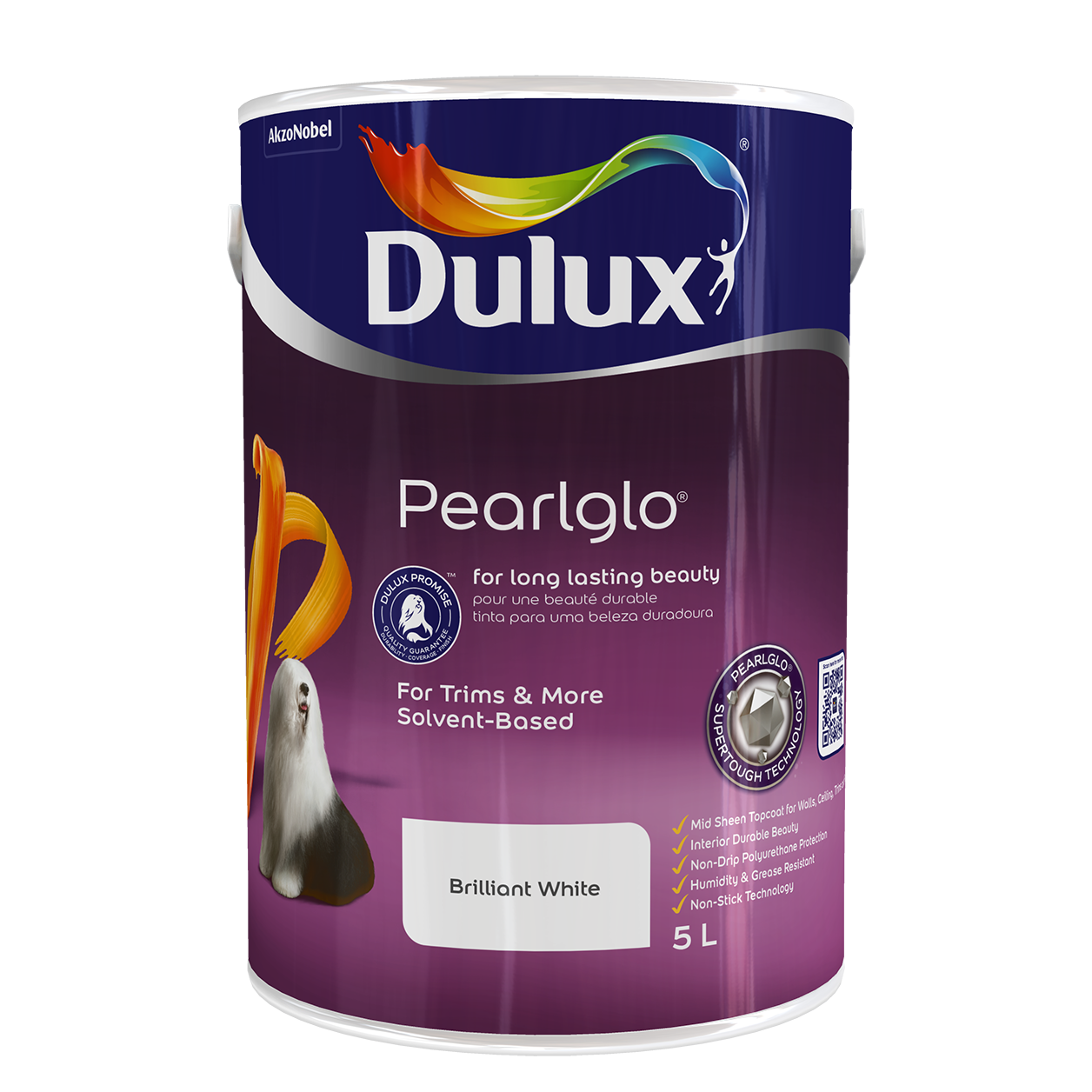 Dulux Pearlglo Solvent Based