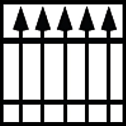 Für Metall, z.B. Zäune, Garagentore