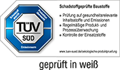 Auszeichnung mit dem TÜV-Gutachten