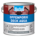 Offenporig-Deck Aqua