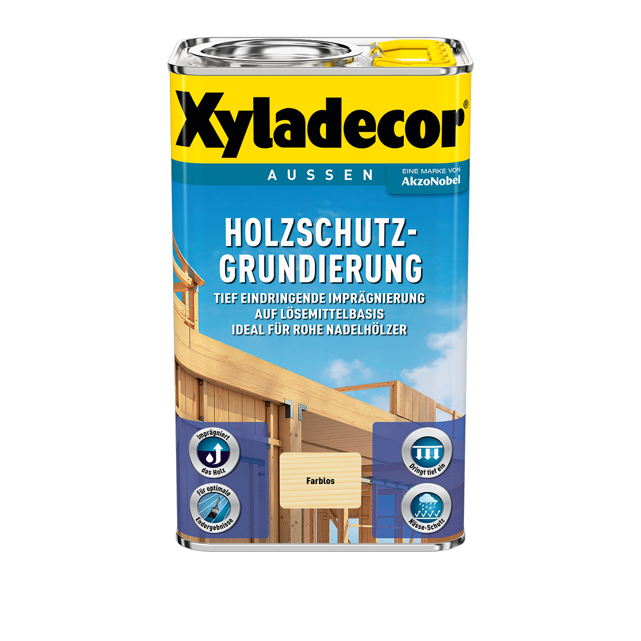 Holzschutz-Grundierung -  auf Lösemittelbasis