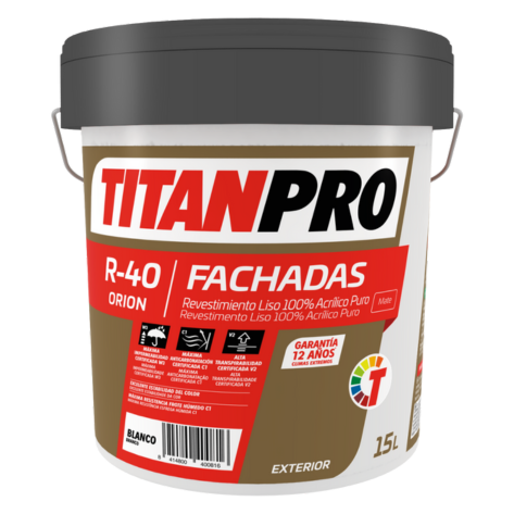 R-40 REVESTIMIENTO ACRILICO LISO 100% PURO