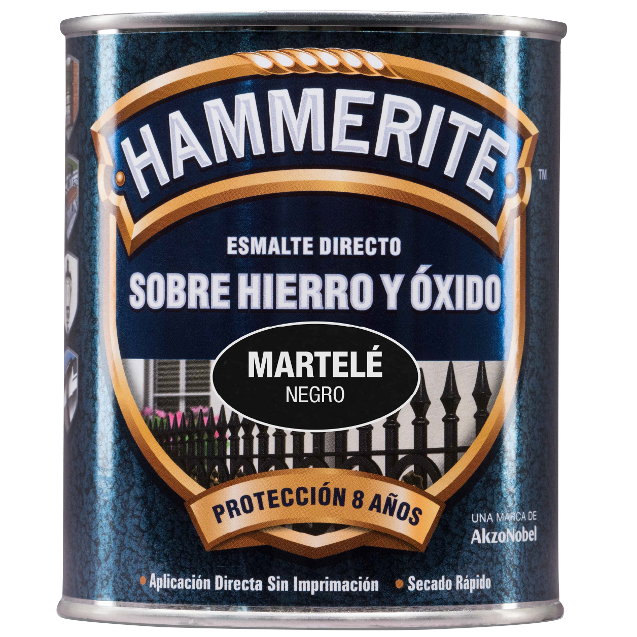 Esmalte Directo sobre Hierro y óxido Acabado Martelé