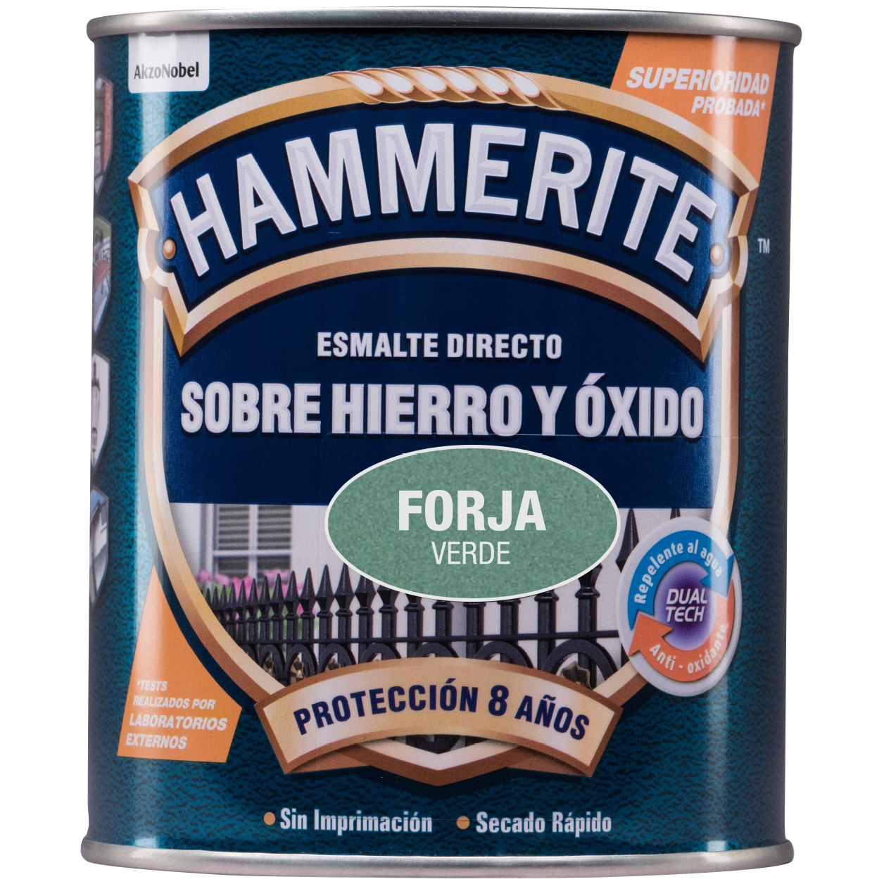Esmalte Directo sobre Hierro y óxido Acabado Forja