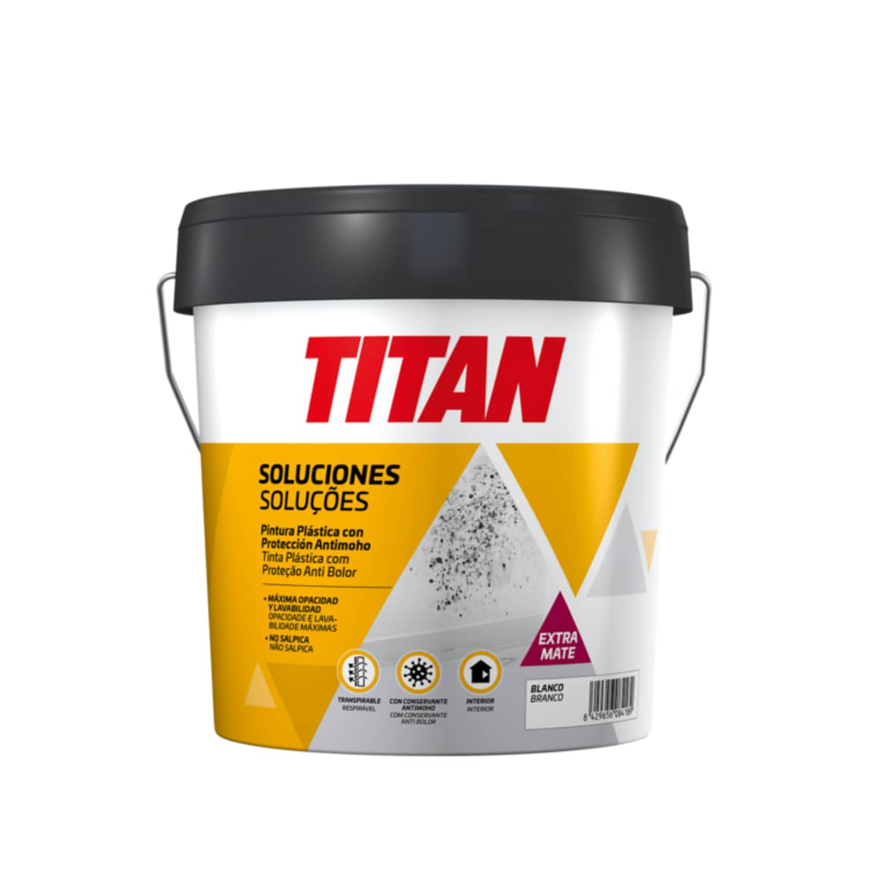 PINTURA PLÁSTICA CON PROTECCIÓN ANTIMOHO