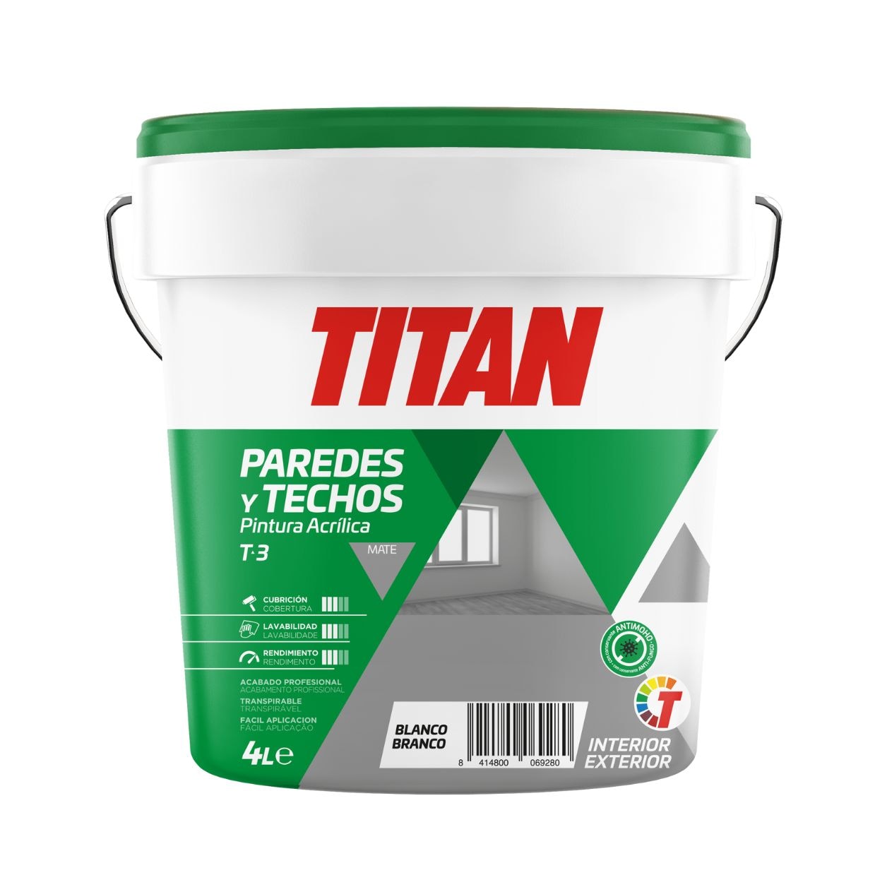 T3 Pintura acrílica interior/Exterior