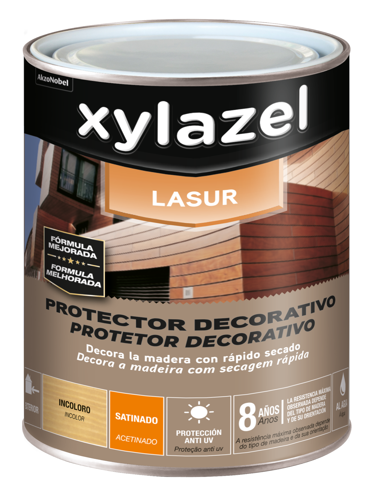Lasur Protector  Decorativo Satinado