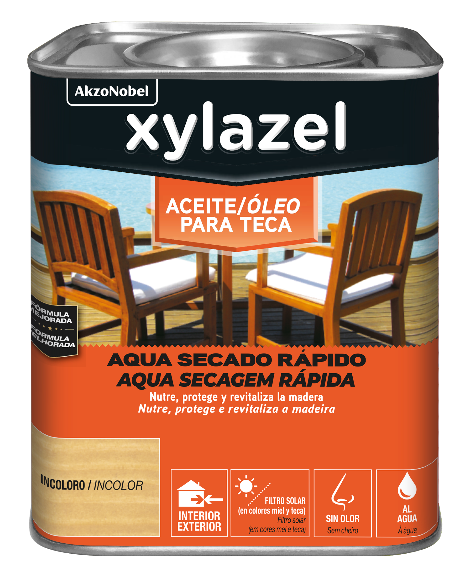 Aceite para Teca Aqua Secado Rápido