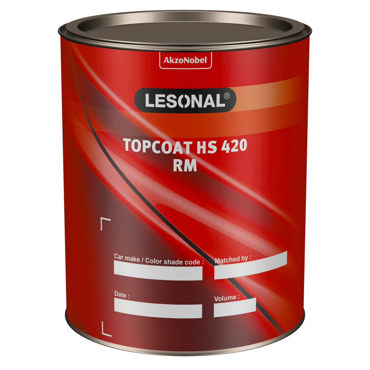 Msp Label Lesonal Topcoat HS 420 RM Label WE 1L