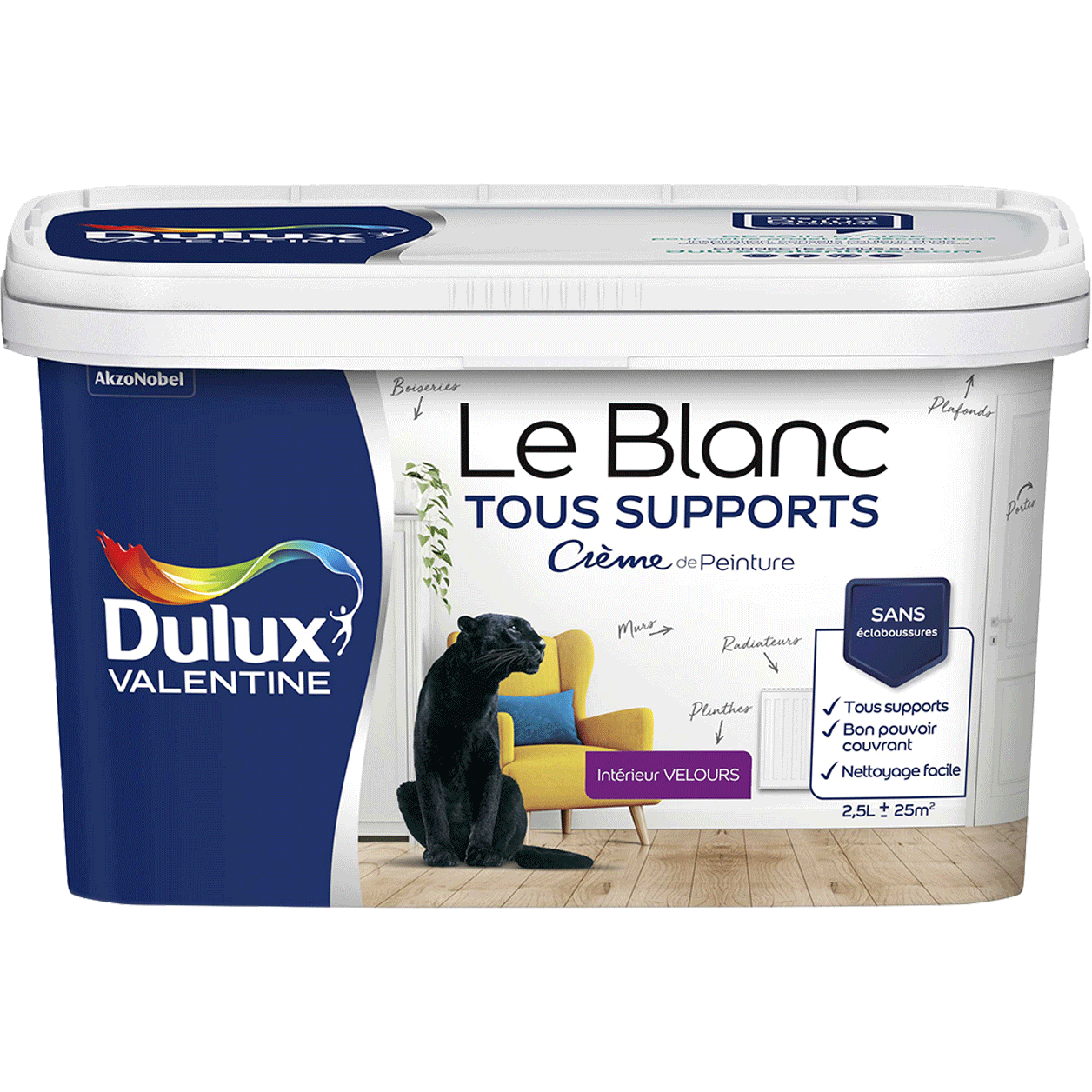 Le Blanc Tous Supports Velours