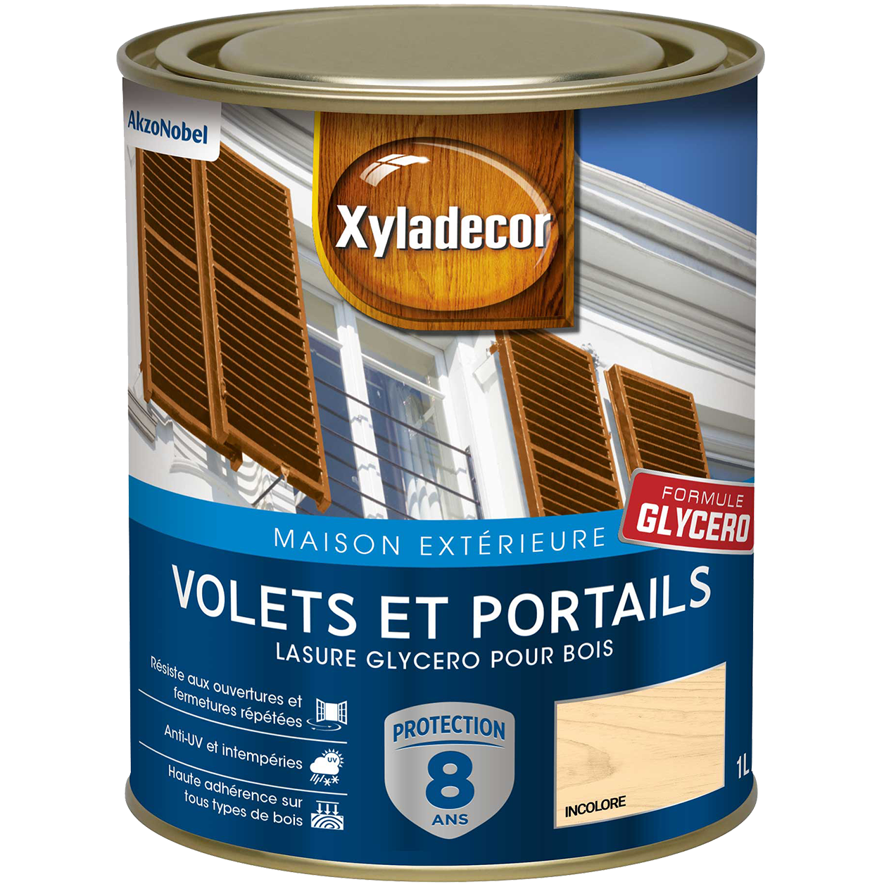 Lasure Protectrice Glycéro Volets et Portails Satin
