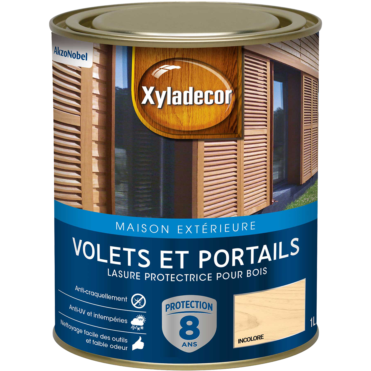 Lasure Protectrice Volets et Portails Satin Opaque