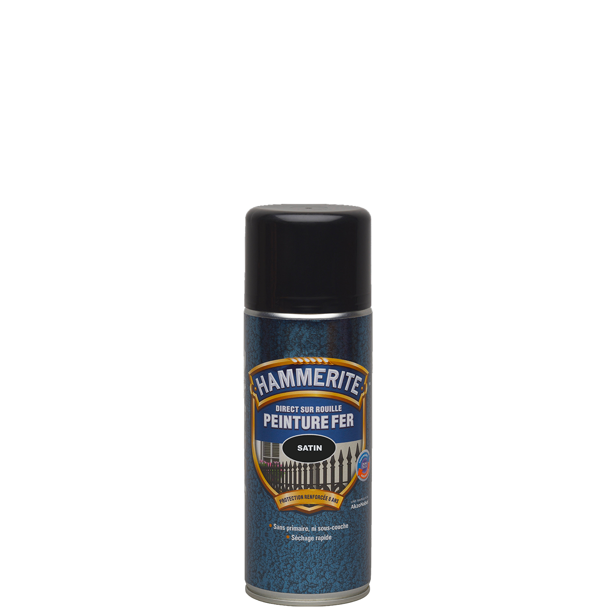 Aérosol Direct sur Rouille Satin