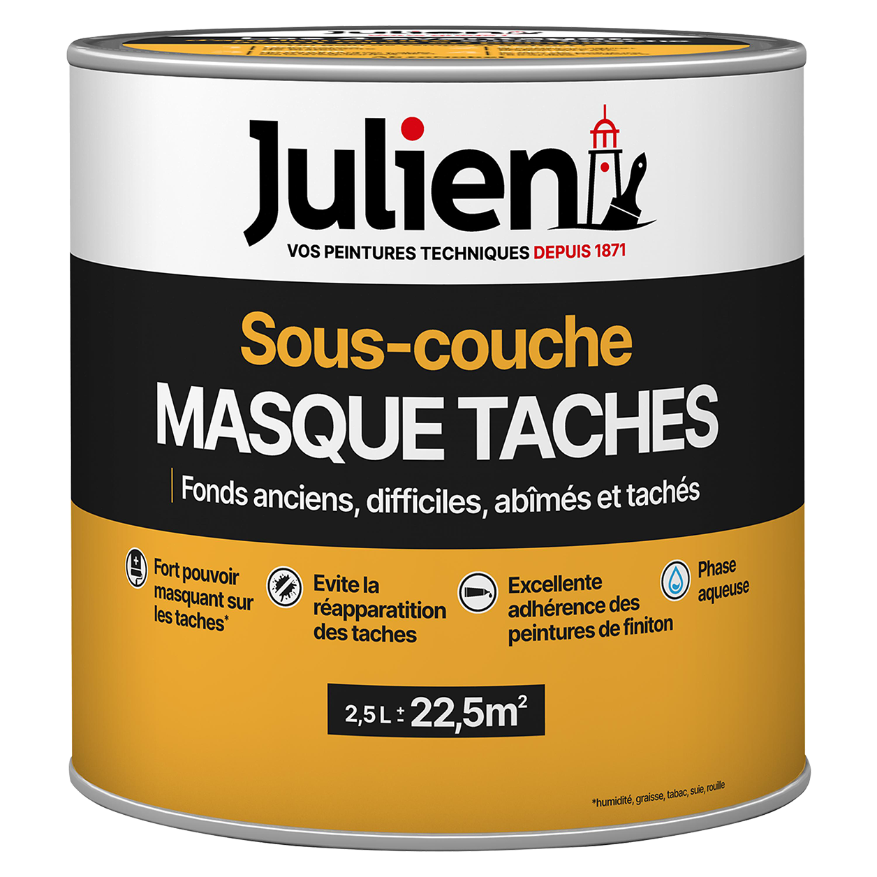Sous-couche Masque Taches