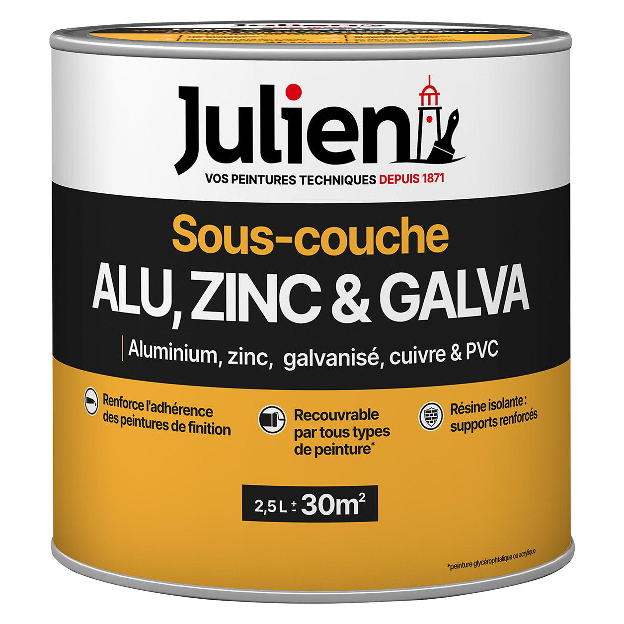Sous-couche Alu Zinc Galva