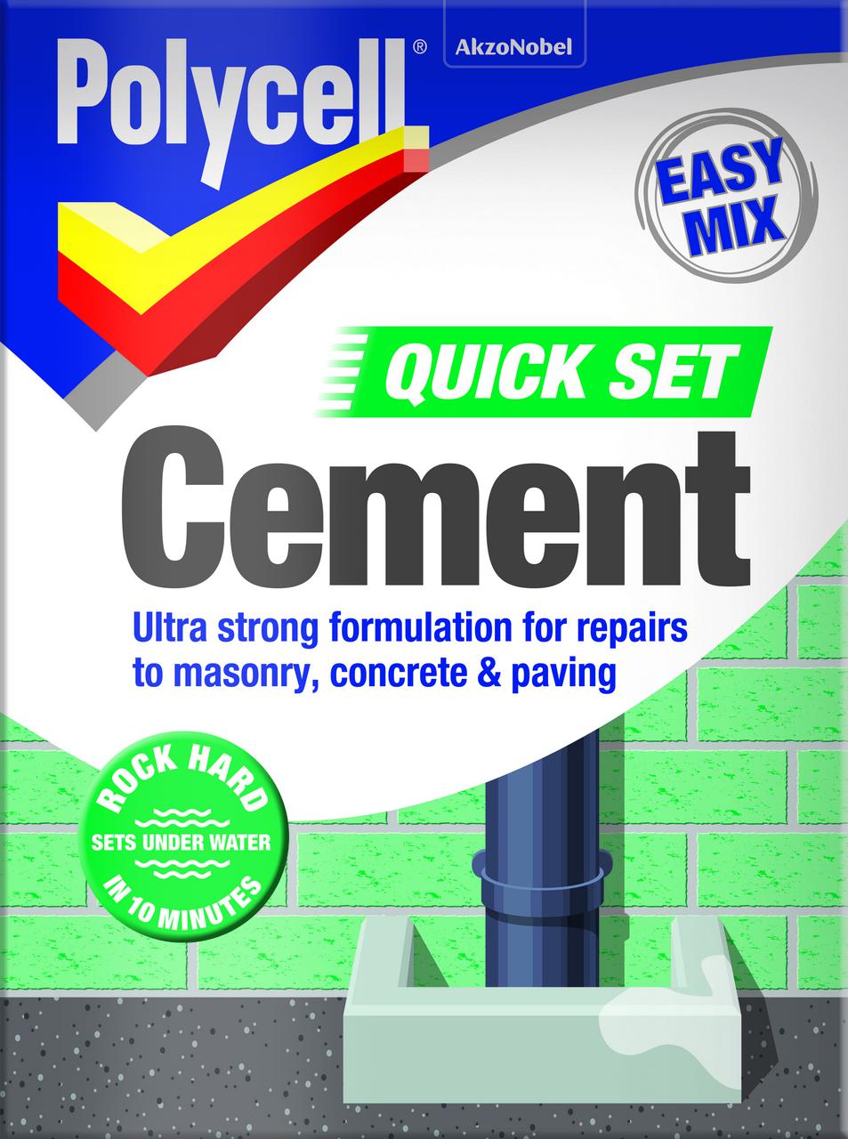 How to use Polycell Quick Set Cement Polyfilla Polycell