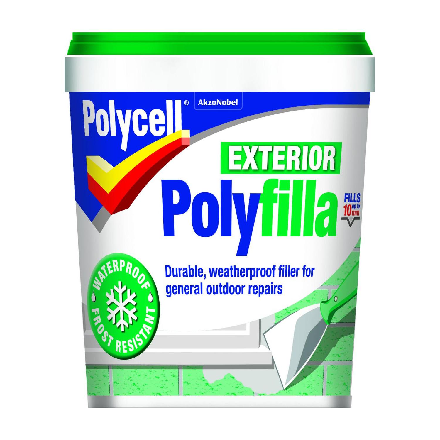 How to use Polycell Exterior Polyfilla Readymixed Polycell