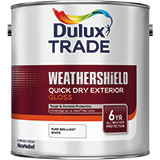 DULUX TRADE WEATHERSHIELD QUICK DRY EXTERIOR GLOSS