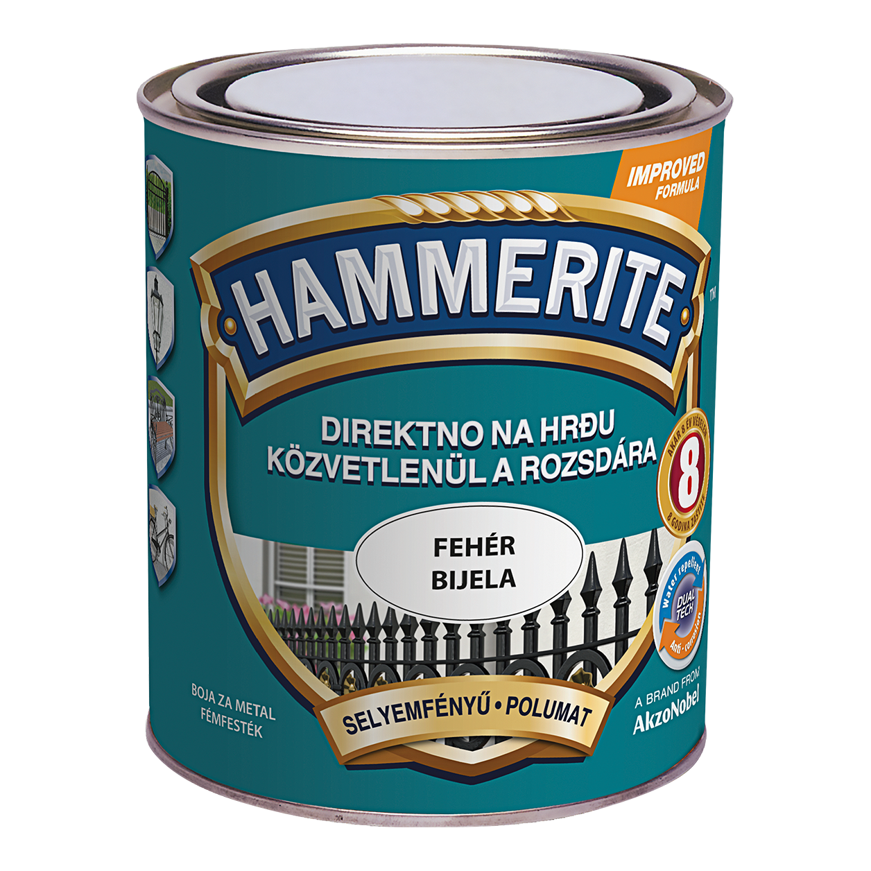 Hammerite Közvetlenül a Rozsdára selyemfényű