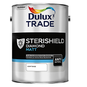 Dulux Trade Sterishield Diamond Matt