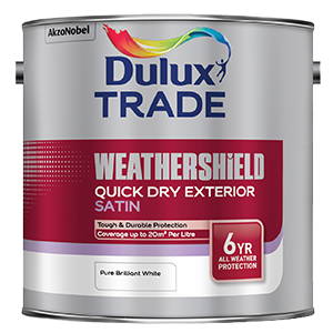 Dulux Weathershield Quick Dry Exterior Satin
