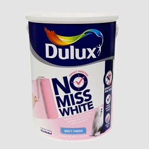 Dulux No Miss White Matt