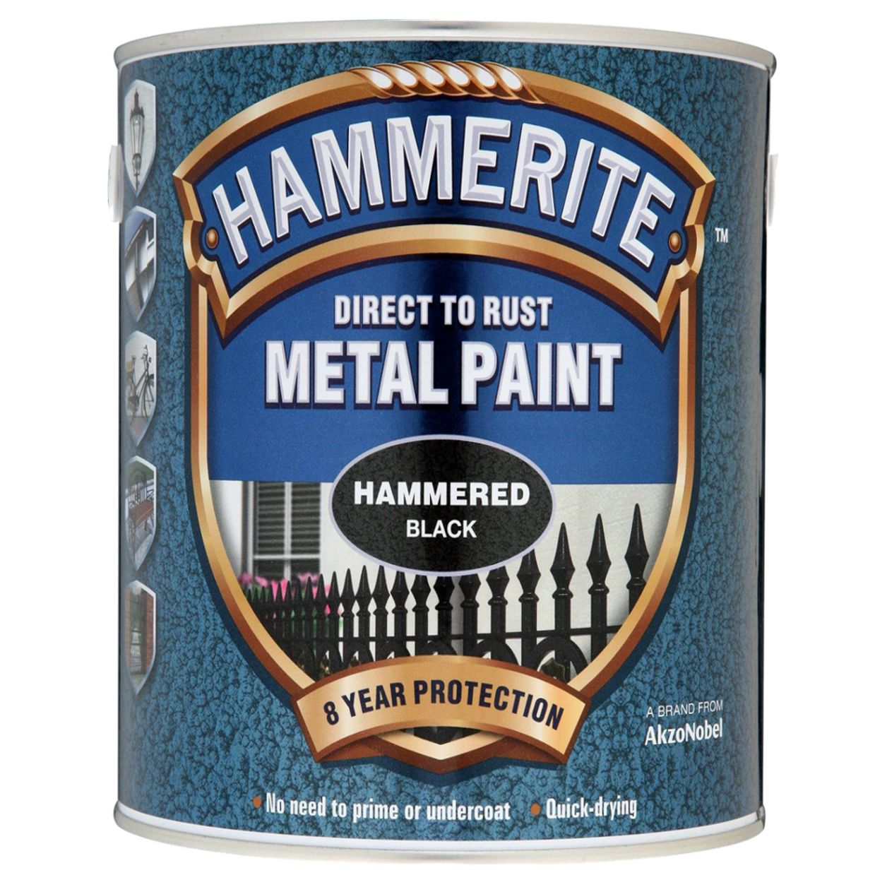 Hammerite Direct To Rust Metal Paint Hammered Finish