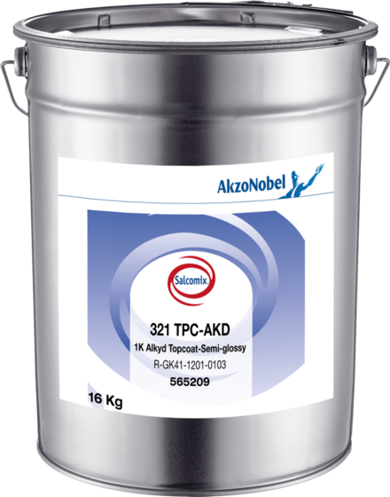 Salcomix 321 TPC-AKD 1K Alkyd Topcoat Semi Gloss 16kg