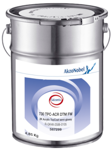 Salcomix 730 HS TPC-ACR DTM FW 2K Acrylic Topcoat Semi Gloss 4,85kg