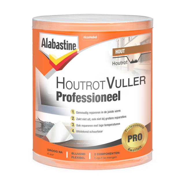 Alabastine Houtrotvuller Professioneel product packshot