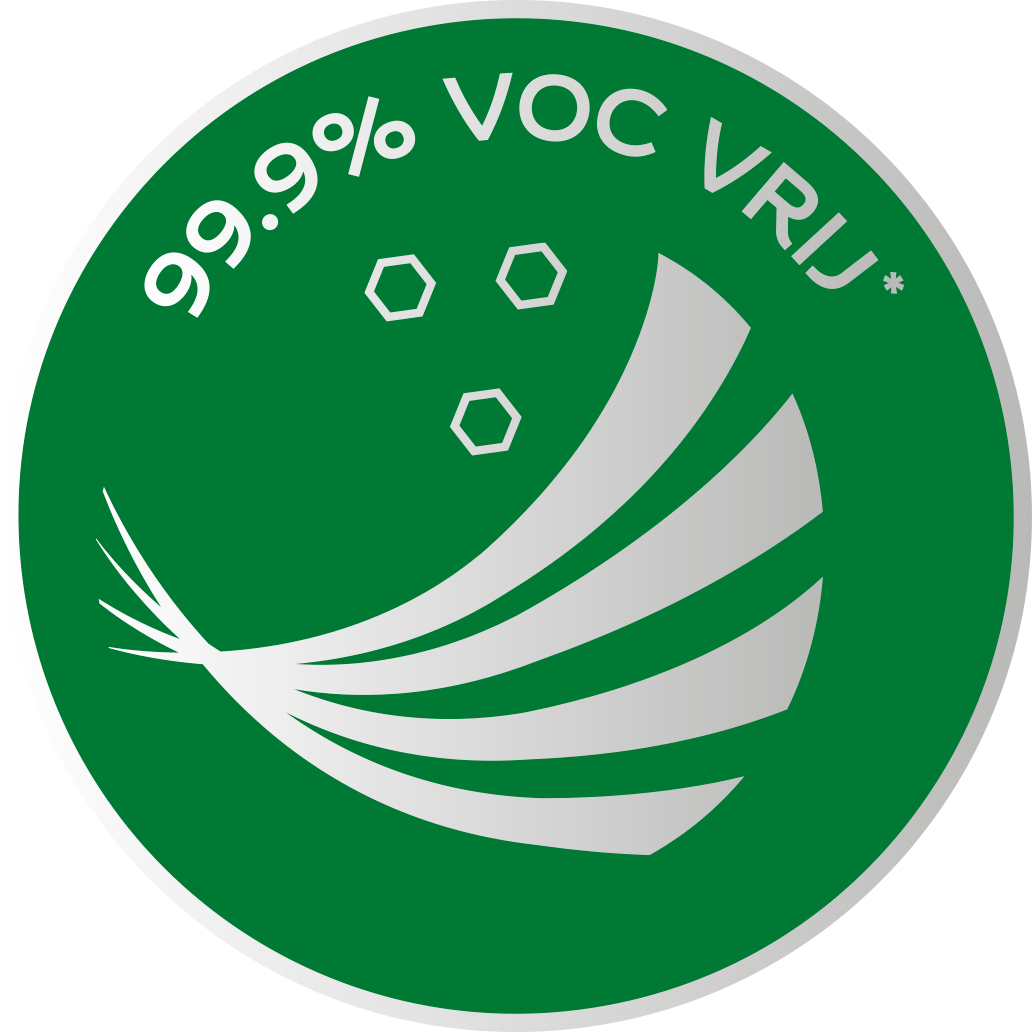 99,9% VOC-vrij&nbsp; &nbsp;&nbsp;
