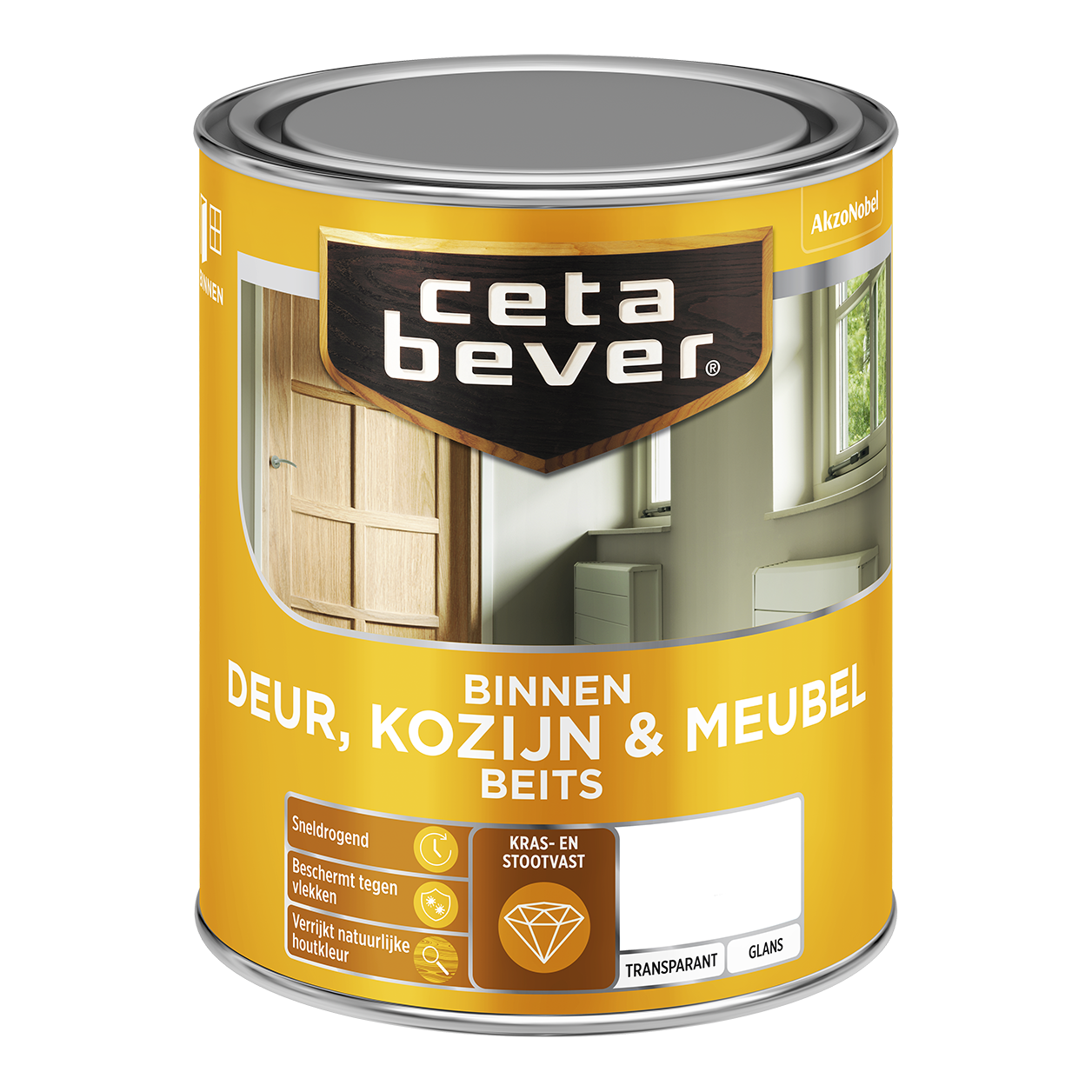 Binnenbeits Deur, Kozijn & Meubel Transparant Glans