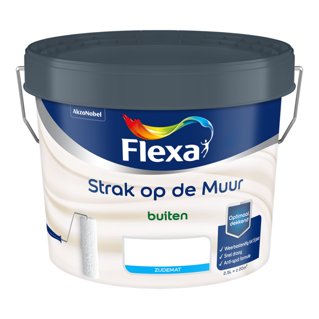 Flexa Strak op de Muur Buiten Zijdemat product packshot