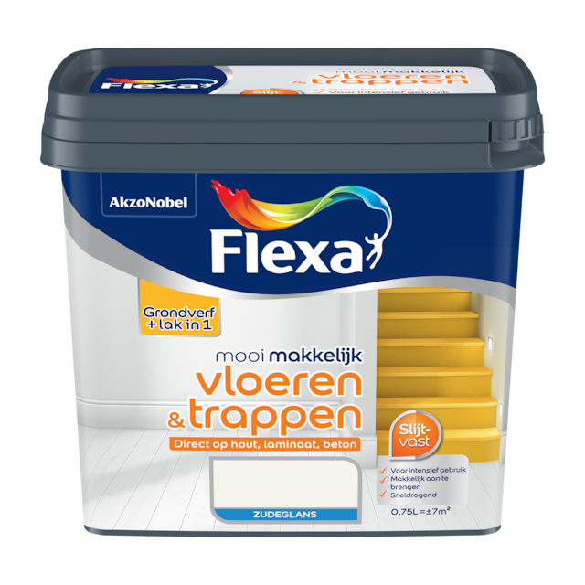 Flexa mooi makkelijk vloeren & trappen zijdeglans product packshot