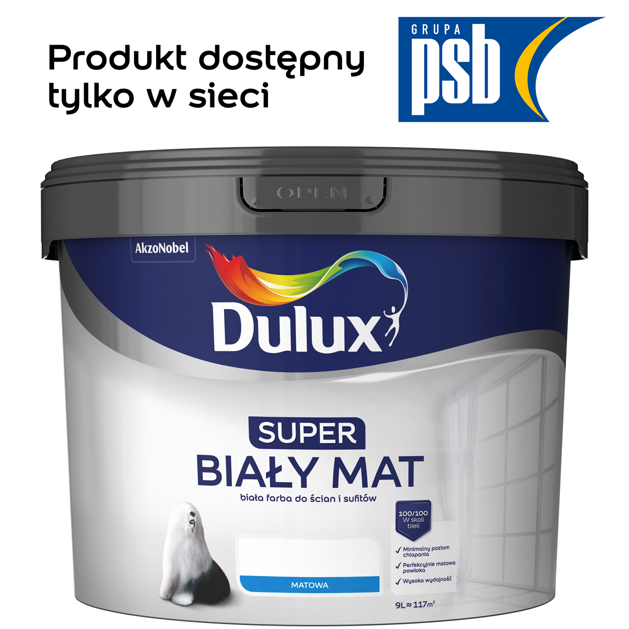 Dulux Super Biały Mat