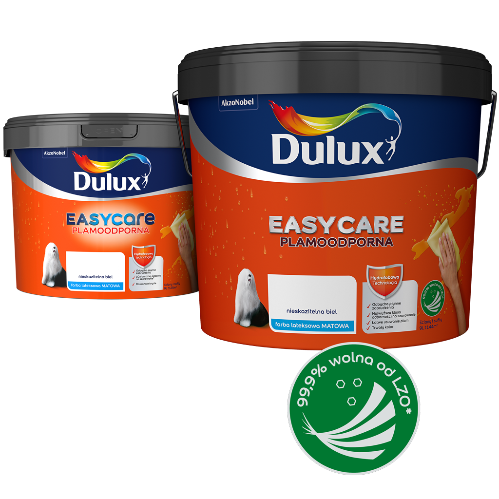 Dulux EasyCare Biała 9l
