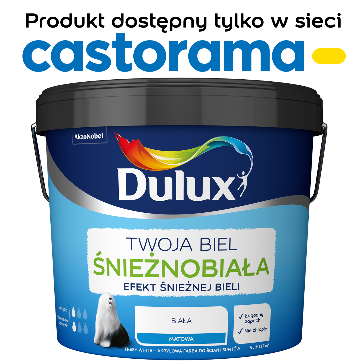 Dulux Twoja Biel Śnieżnobiała