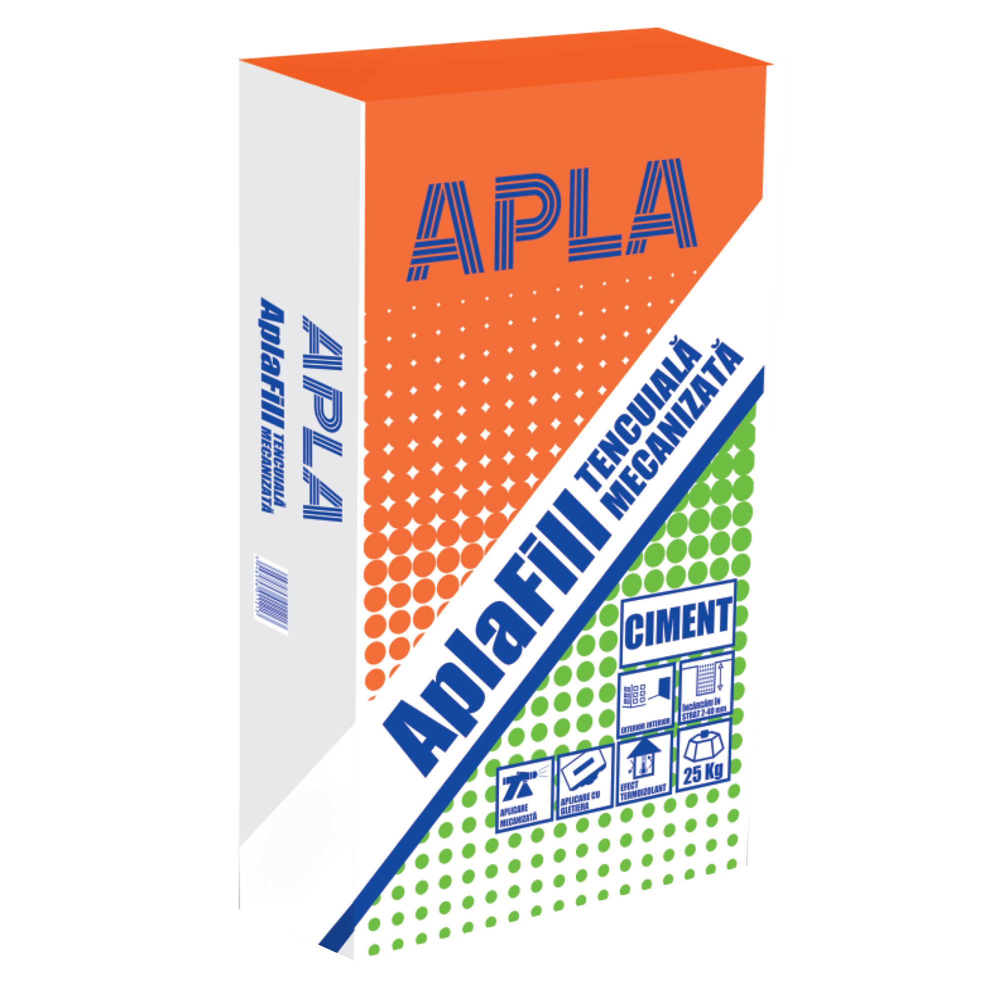 AplaFill Tencuială mecanizată pe bază de ciment